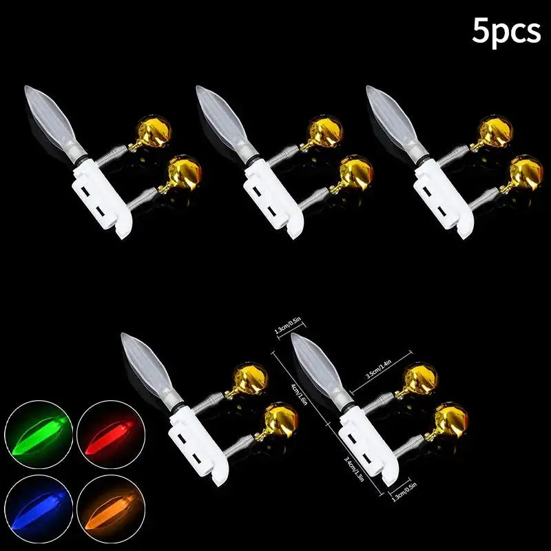 5Pc USB Charge LED Bite Alarm Fishing Light Stick CR425 Kit 4Color