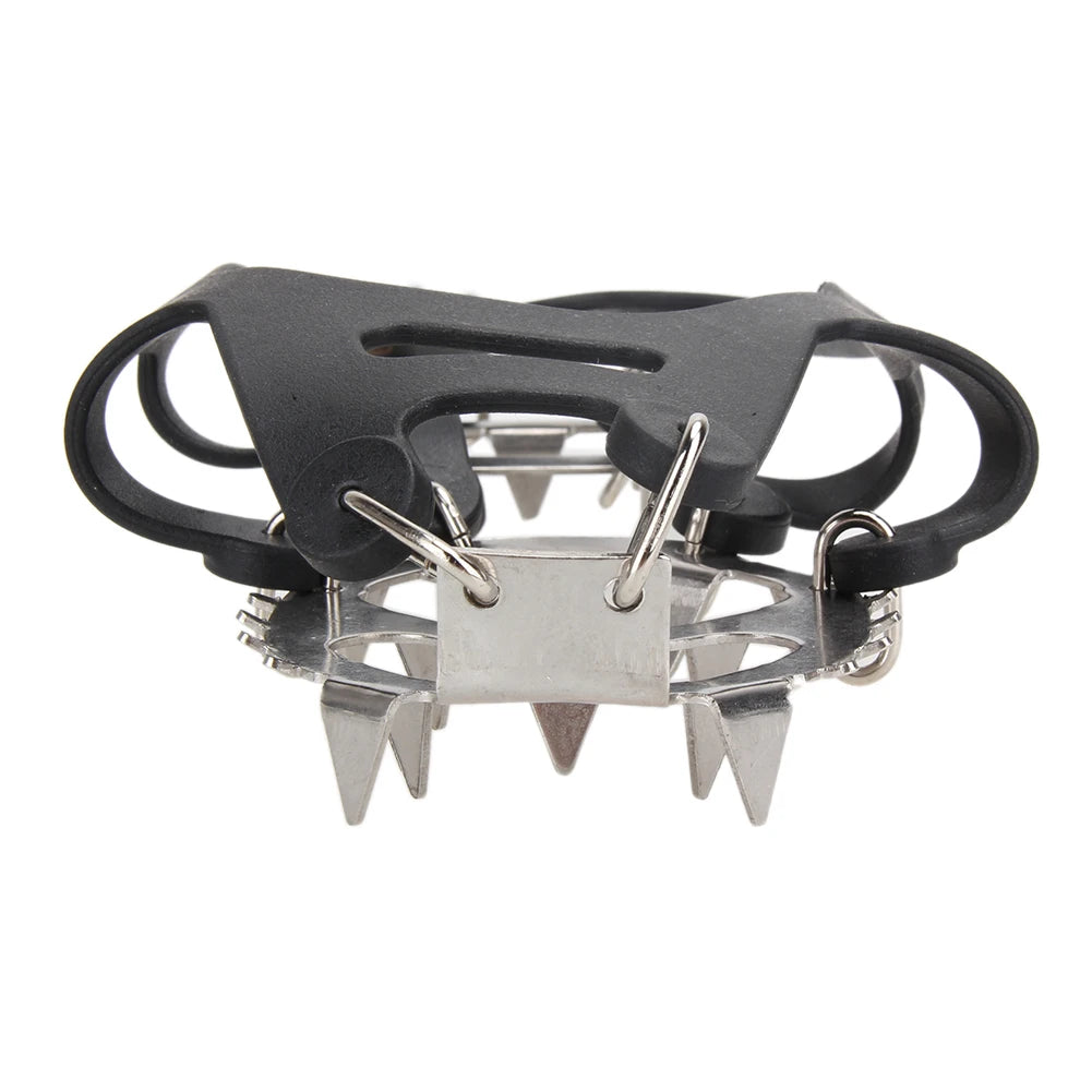 18 Teeth Steel Ice Gripper Spikes for Ultimate Snow &amp; Ice Traction