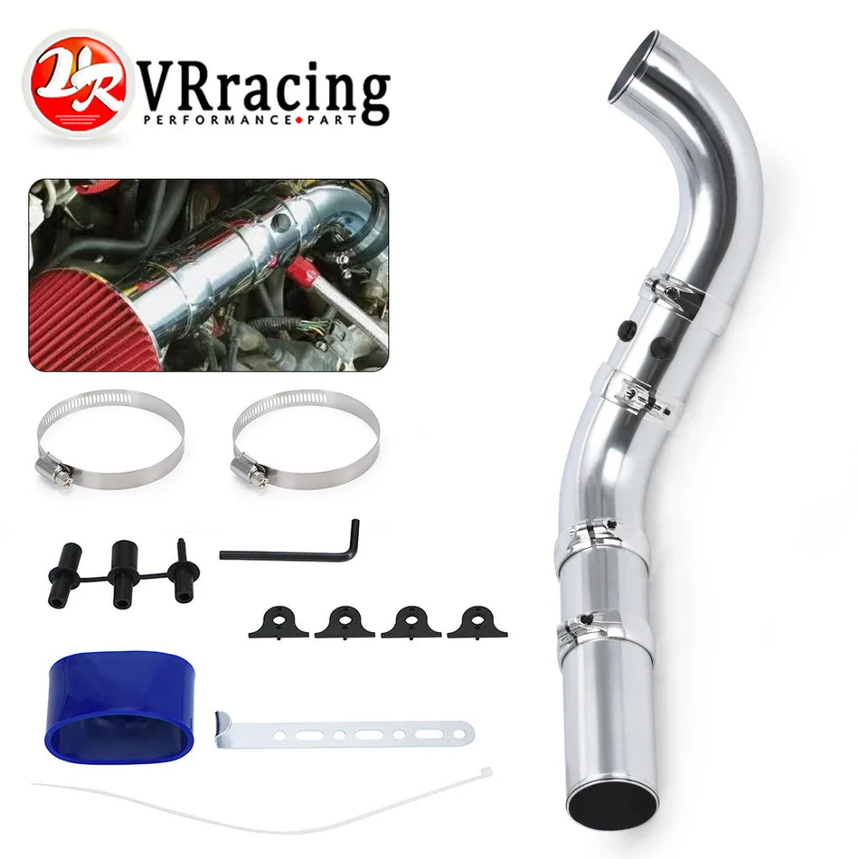 Kit de țeavă de admisie turbo din aluminiu universal de 3 inci 76mm pentru admisie de aer rece