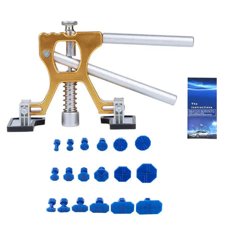 Adjustable Car Dent Puller Suction Cup Paintless Repair Kit Puller with 18 Tabs