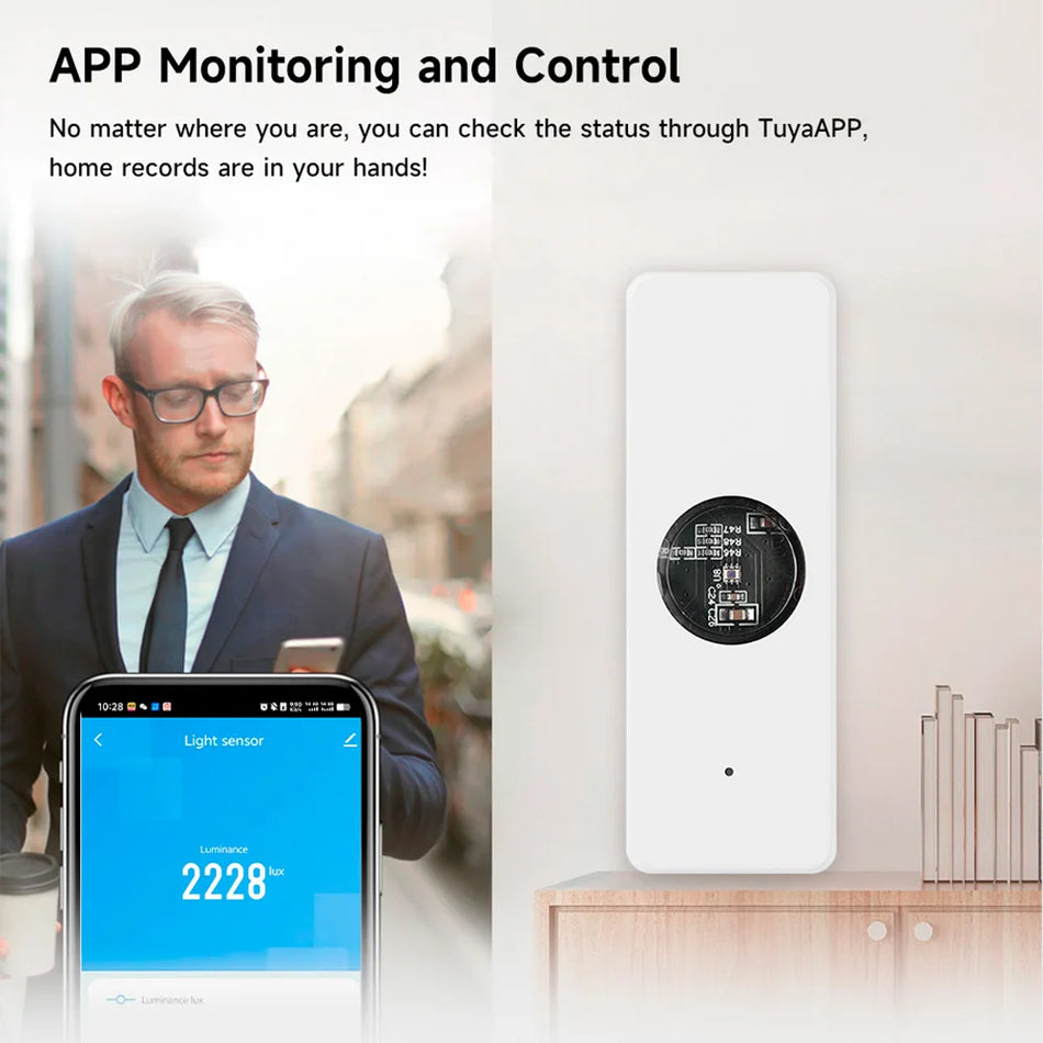 Tuya ZigBee Light Sensor for Smart Home Automation