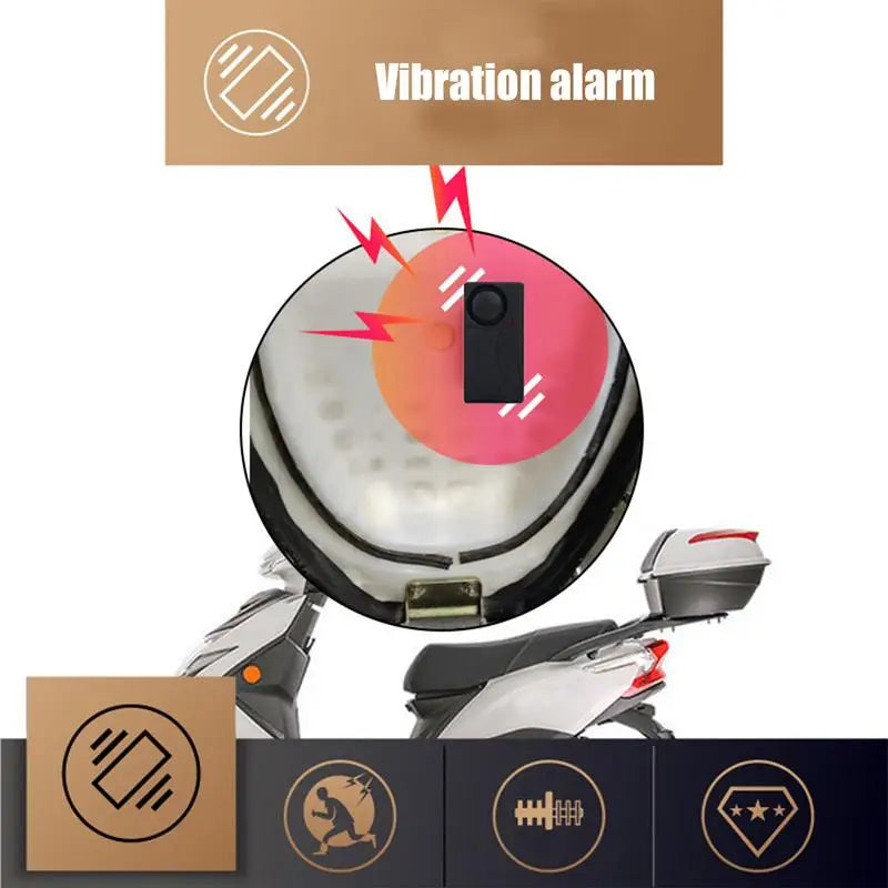 Motorfiets Alarmsysteem 110dB Draadloze Afstandsbediening, Waterdicht Anti-diefstal