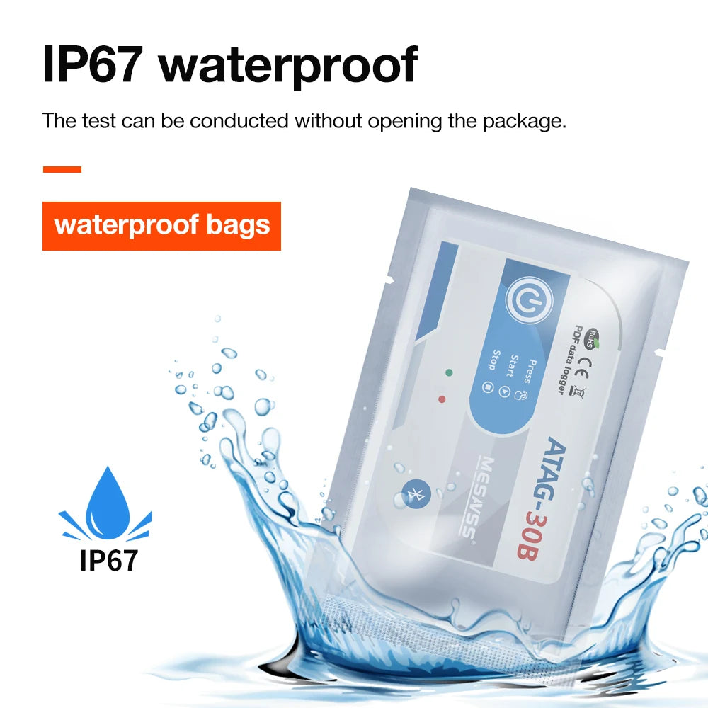 2025 USB Temperature Data Logger &ndash; Bluetooth 65000 Points