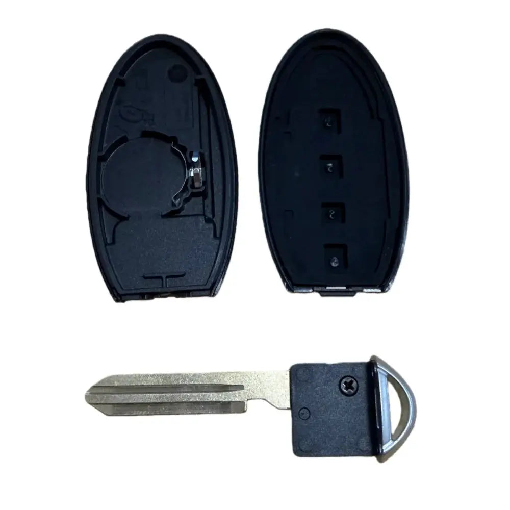 1pcs New Smart Remote Key Shell Case 4 Buttons for Nissan Rogue Teana Sentra Versa ALTIMA MAXIMA Sunny Keyless Entry by InterCyprus Trading Ltd