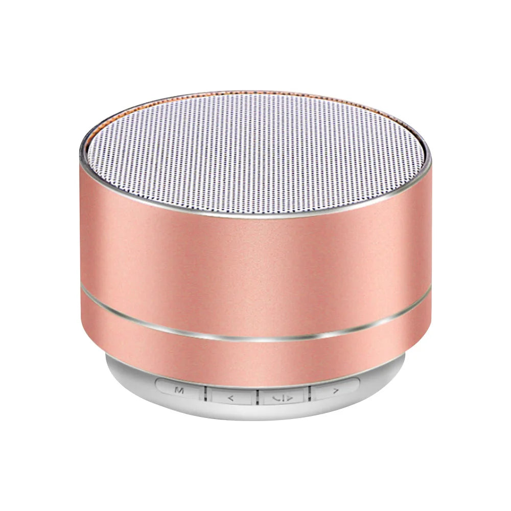 A10 Mini Portable Bluetooth Speaker - Compact Wireless Subwoofer for Outdoor and Home Use Pink