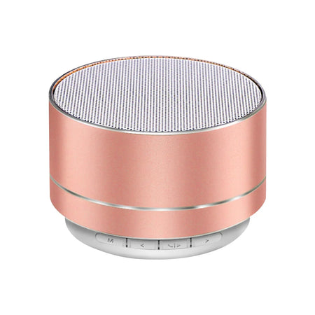 A10 Mini Portable Bluetooth Speaker - Compact Wireless Subwoofer for Outdoor and Home Use Pink