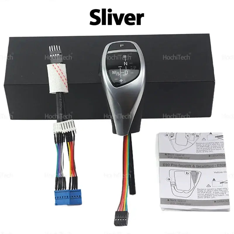 Led PU Leather LED Gear Shift Knob Automatic Gear Shifter Lever Handle for BMW X3 E83 2004-2010 Thumb Gear Shift Knob by InterCyprus Trading Ltd