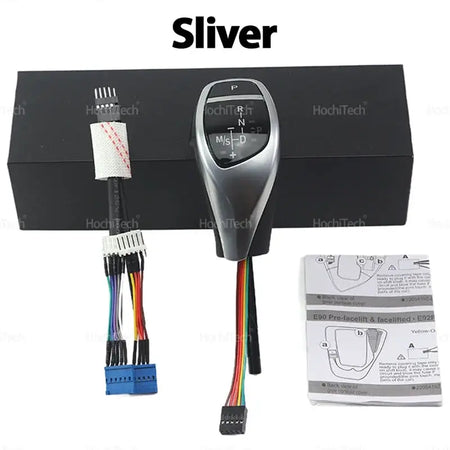 Led PU Leather LED Gear Shift Knob Automatic Gear Shifter Lever Handle for BMW X3 E83 2004-2010 Thumb Gear Shift Knob by InterCyprus Trading Ltd