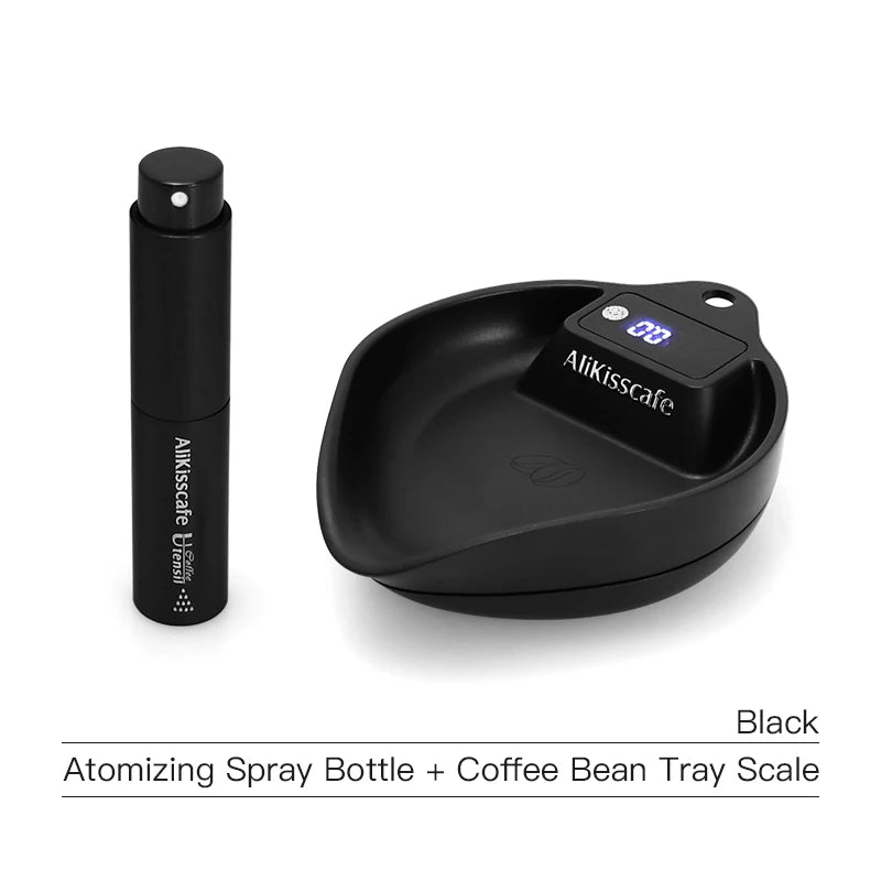 AliKisscafe Coffee Scale &ndash; 0.1g Precision Espresso Weighing Set of Black