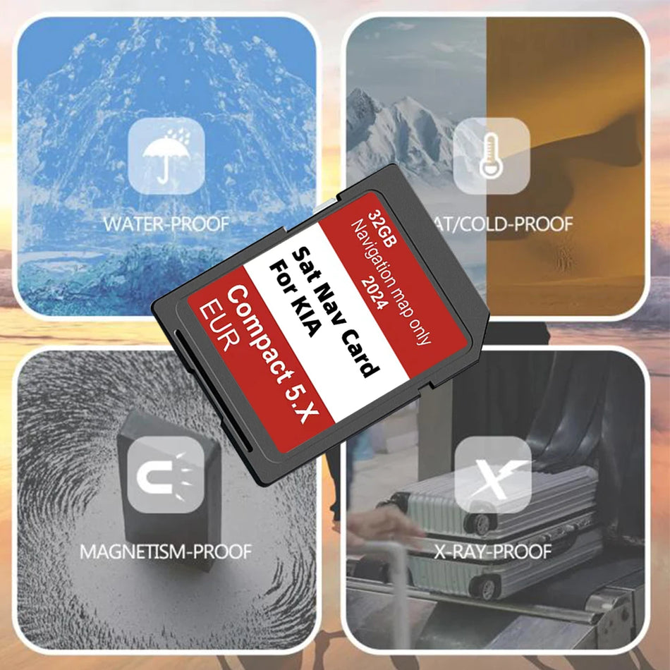 SD Memory Card Navigation GEN5 &ndash; Extensive EU Map Update