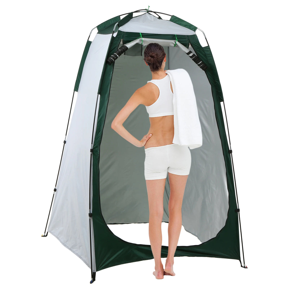 Portable Privacy Tent for Camping: Beach Shower, Toilet, and Changing Room Shelter with UV Protection