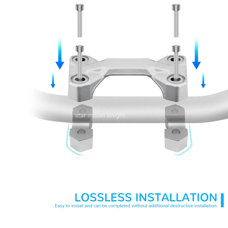 Elevador de Guiador BMW F900GS Adventure, Adaptador de Extensão de Abraçadeira para Alcance e Conforto Melhorados