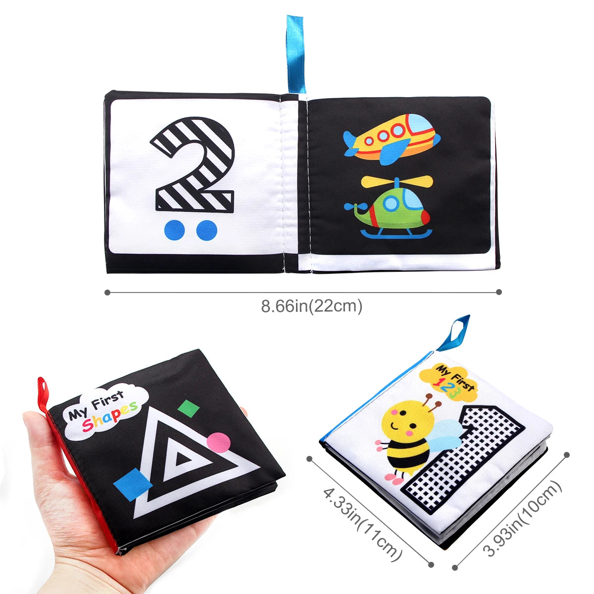 Coolplay Baby Soft Cloth Books &ndash; Safe And Educational Early Learning Toys