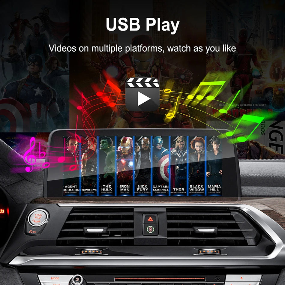 Kit de Retrofit CarPlay Android Auto para BMW Mini Cooper para NBT CIC