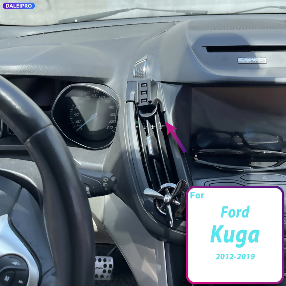 Основата за държач за телефон за Ford Kuga Escape 2012-2019 с 66W зареждане