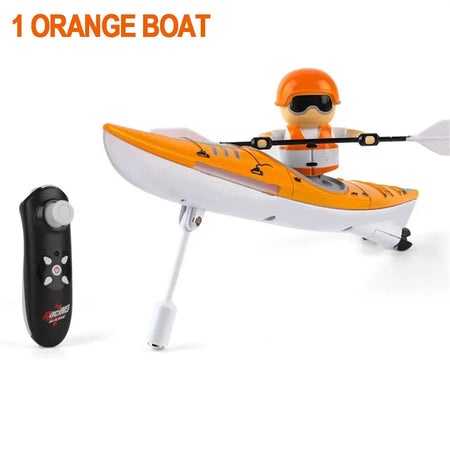 Rc Boat Kayak Racing Ship 2.4G &ndash; Remote Control Speed Boat 1 Orange
