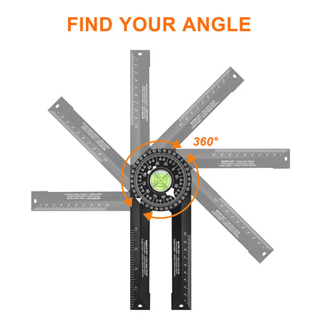 Mitre Saw Protractor Ruler &ndash; Digital Inclinometer Gauge