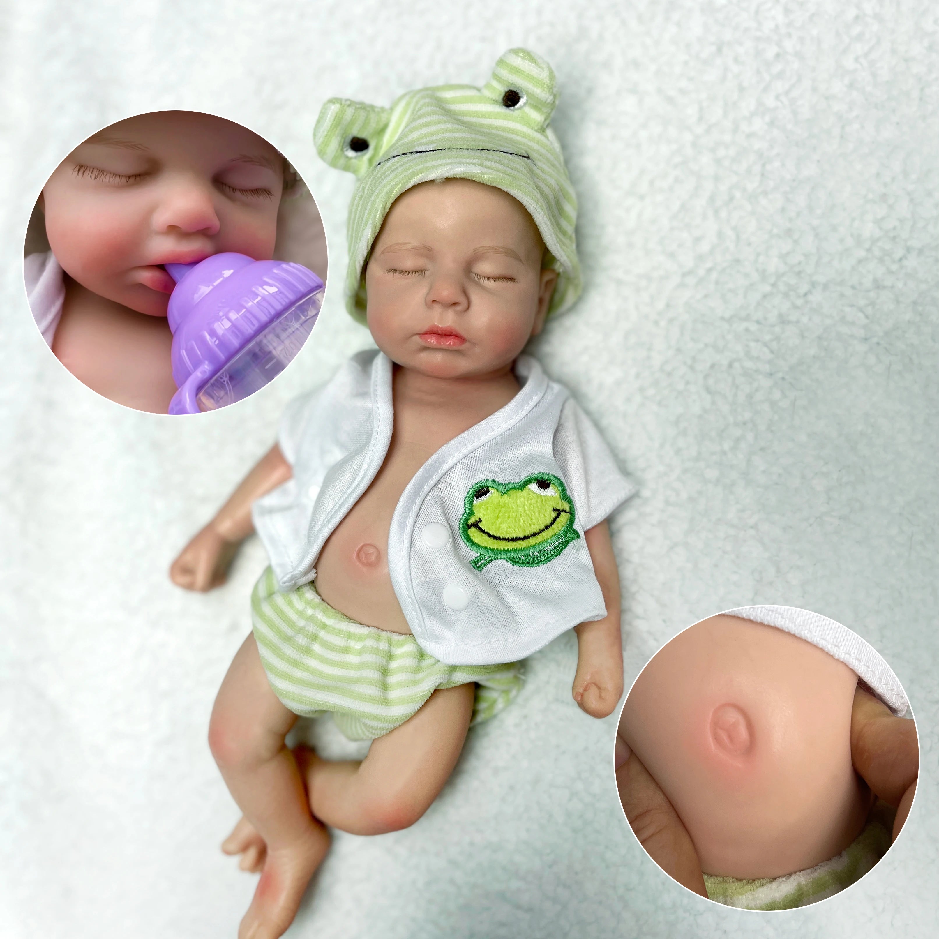 OtardDolls Loulou Full Body Silicone Reborn Baby Doll Silicone Boy
