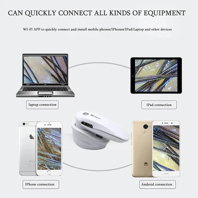 Wireless 200X Hair Follicle Detector &ndash; HD Skin Tester