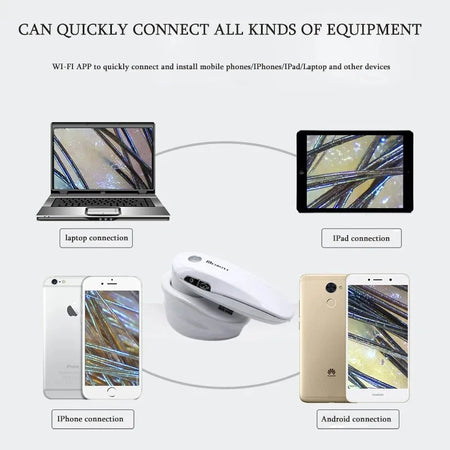 Wireless 200X Hair Follicle Detector &ndash; HD Skin Tester