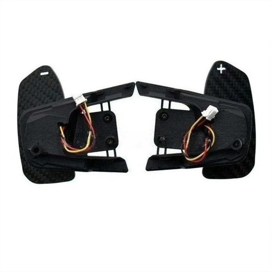 Real Carbon Fiber Steering Wheel with Magnetic Shift Paddles for Golf 7