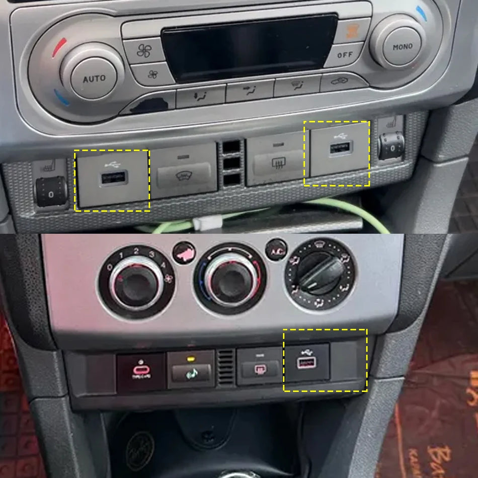 Cable de interfaz de audio USB de entrada ABS para Ford Focus 2 Mk2