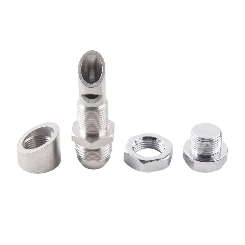 Edelstahl E-VAC Scavenger Kit mit Abgas-Vakuumauffangbehälter und Entlüftungsset, T304 SS Fittings