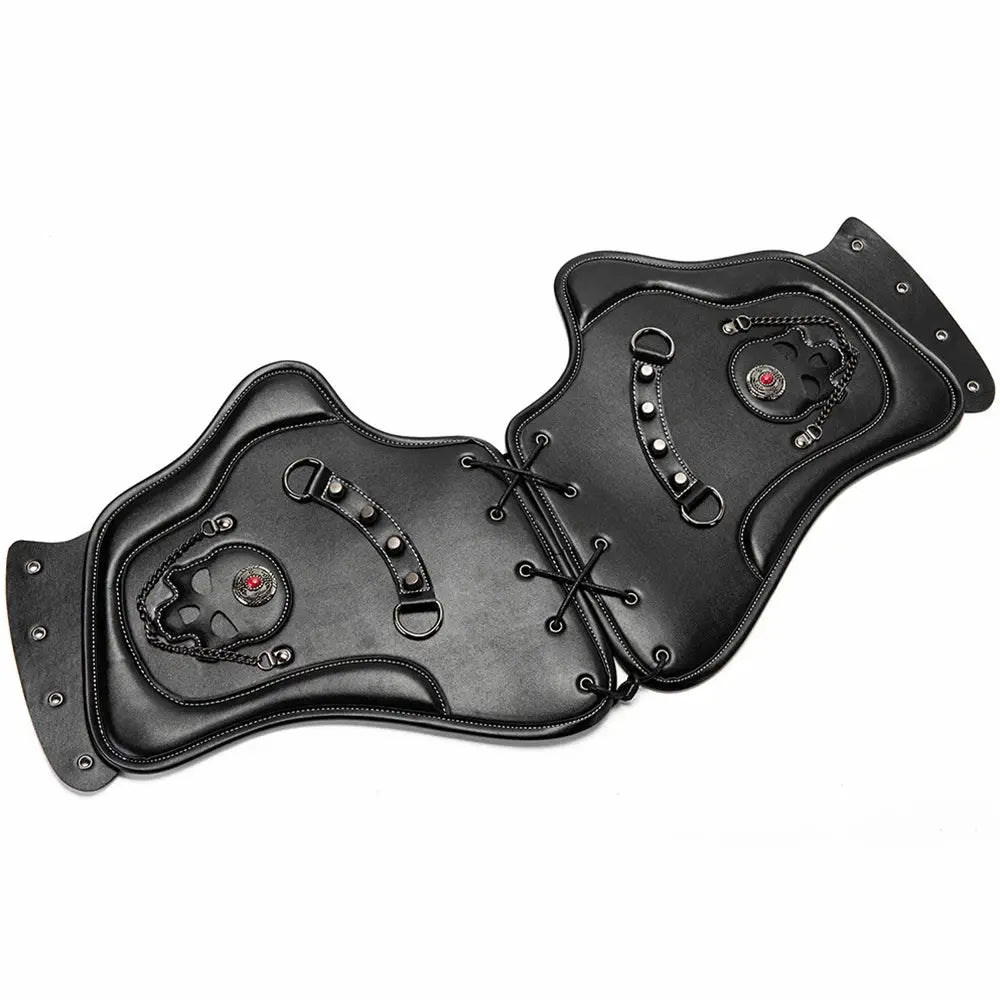 Universal Leather Motorcycle Exhaust Heat Shield Anti Scald Guard Long Distance Riding Modified Accessories by InterCyprus Trading Ltd