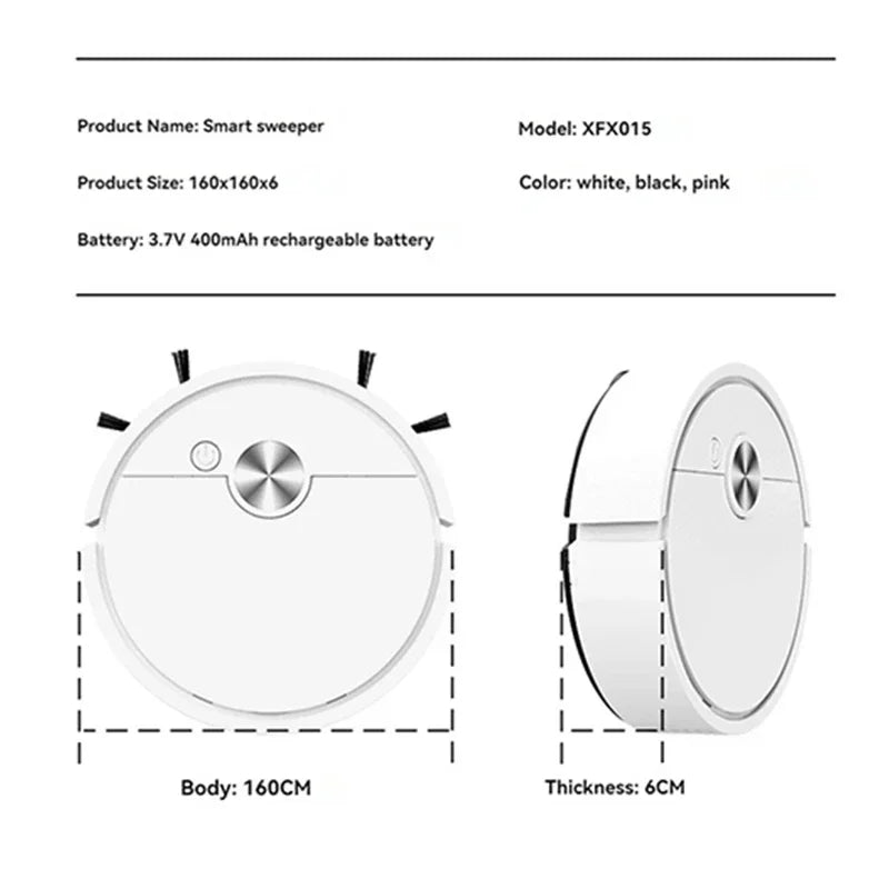 New 4000Pa 3 in 1 Smart Robot Vacuum &ndash; Strong Suction