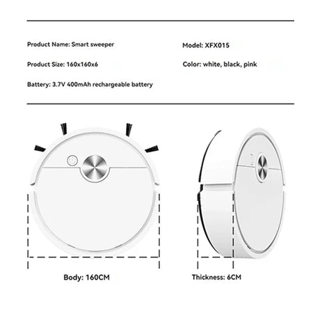New 4000Pa 3 in 1 Smart Robot Vacuum &ndash; Strong Suction