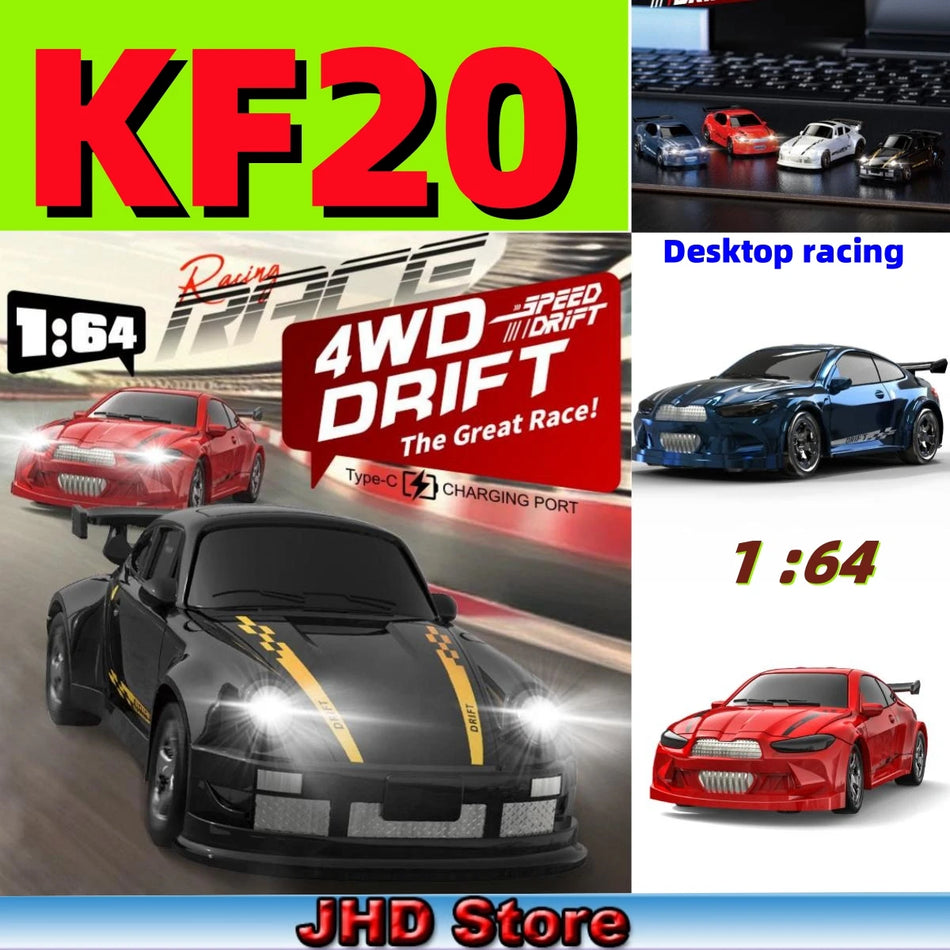 JHD 1:64 KF20 Four-Wheel Remote-Controlled Drift Car