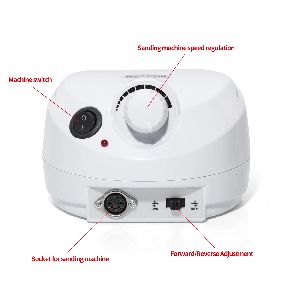 35000RPM Nail Drill Cutter Set &ndash; High Speed Polishing Tool