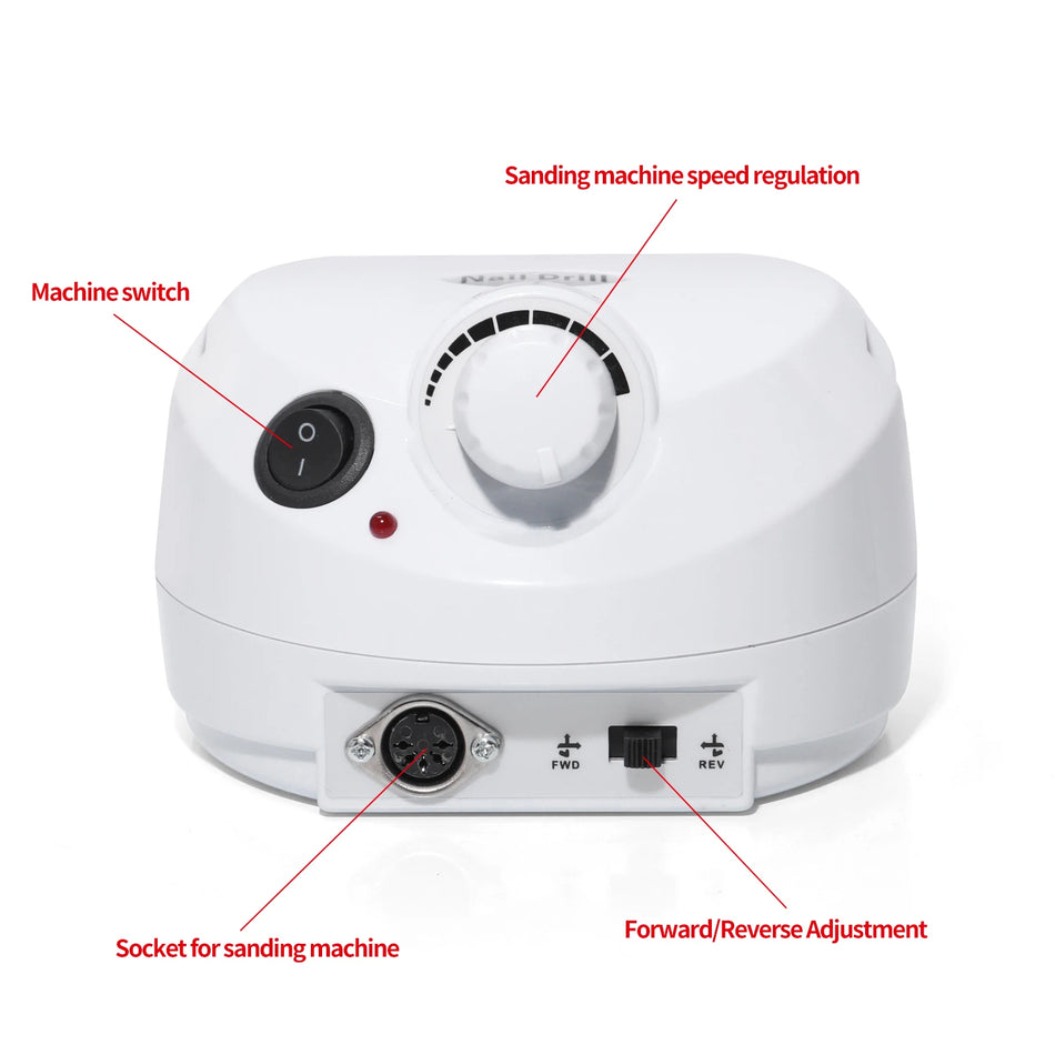 35000RPM Nail Drill Cutter Set &ndash; High Speed Polishing Tool