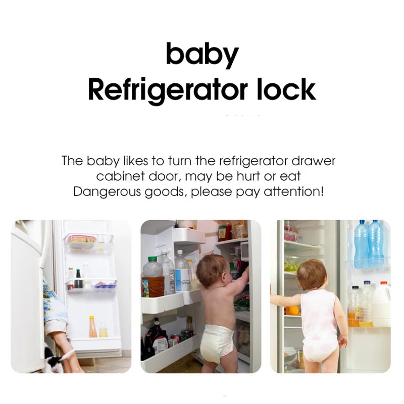 New Home Refrigerator Lock &ndash; Multi-Function Child Safety Solution