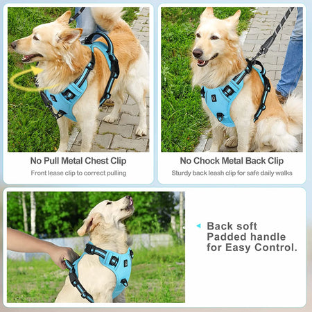 No Pull Dog Harness &ndash; Soft Padded Vest With Easy Control