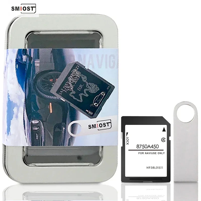 SMIOST 16GB GPS Card 8750A450 - Europe Map Update 2021 CHINA / A450 with USB