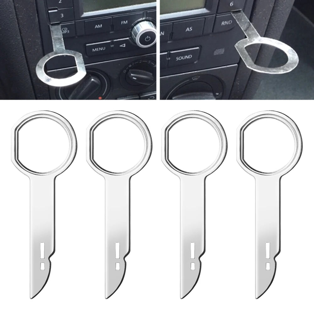 Car Stereo Radio Removal Keys Tool Kit for Audi A4 A3 B6 B8, VW Passat B5 B7, Skoda Octavia A7 A5, and More Default Title