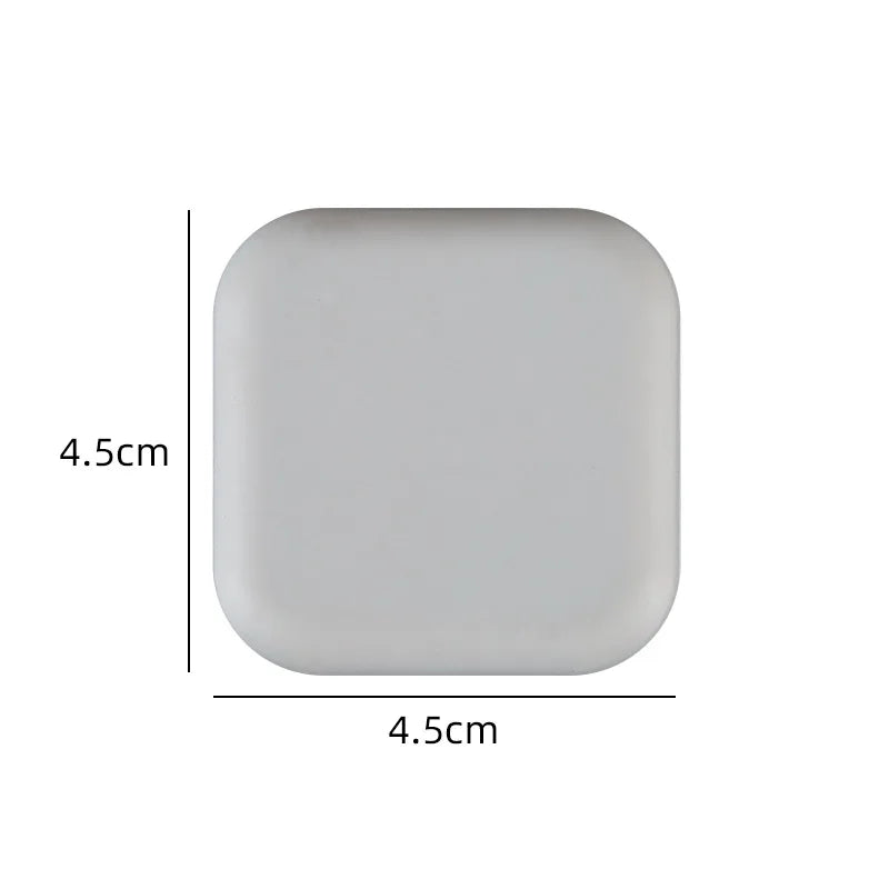Self Adhesive Silicone Door Stopper - Mute Anti-Shock Wall Protector Grey