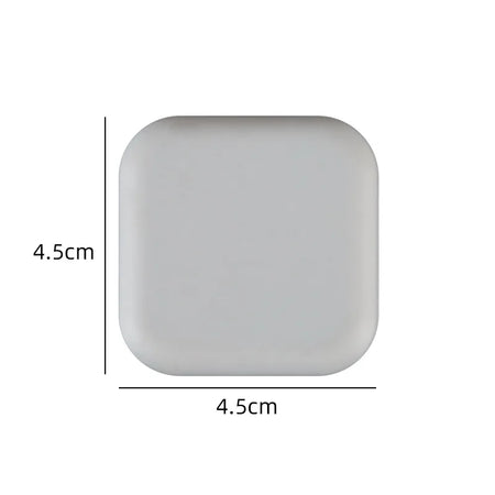 Self Adhesive Silicone Door Stopper - Mute Anti-Shock Wall Protector Grey