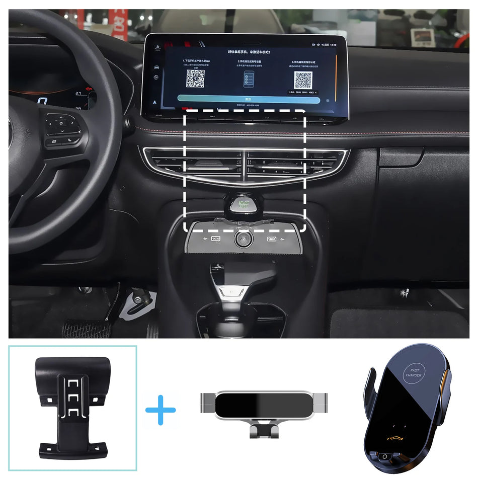 MG5 2025 Biltelefonhållare Trådlös Laddning Gravitation Ställ