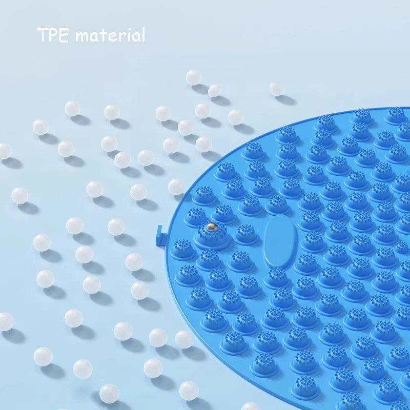 Shiatsu fodmassagebræt måtte akupressur magnetisk yoga måtte