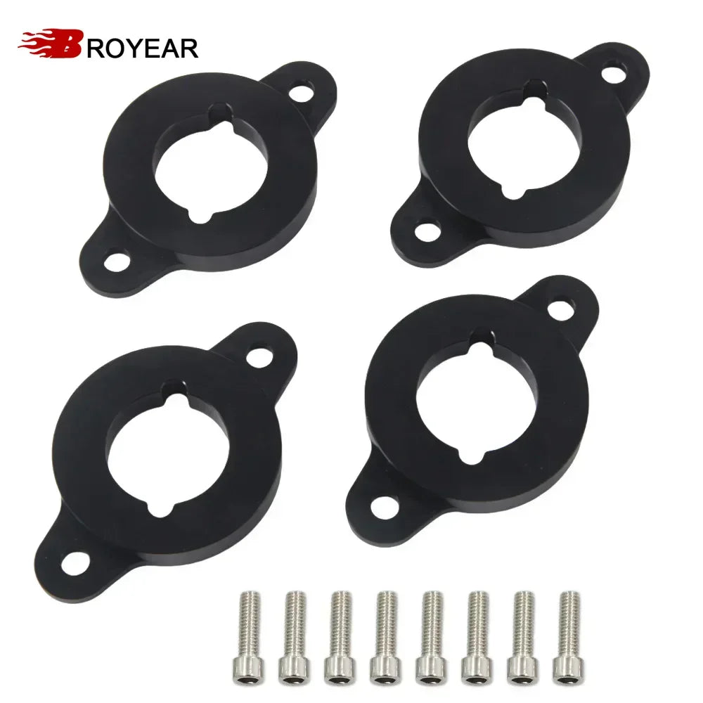 Coilpack Adapter Plates Billet Aluminum For VW Audi A4 1.8T 2.0TFSI by InterCyprus Trading Ltd
