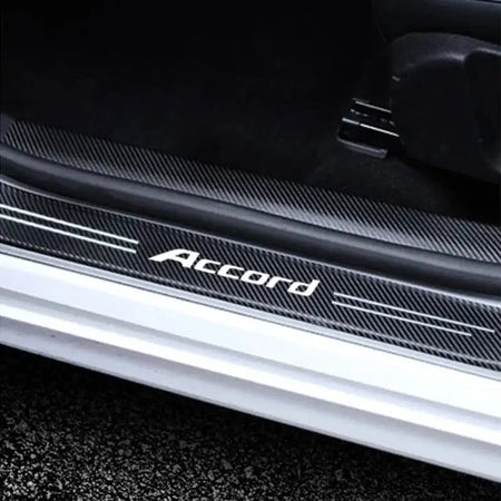 Honda Accord Door Sill Guard Carbon Fiber Stickers
