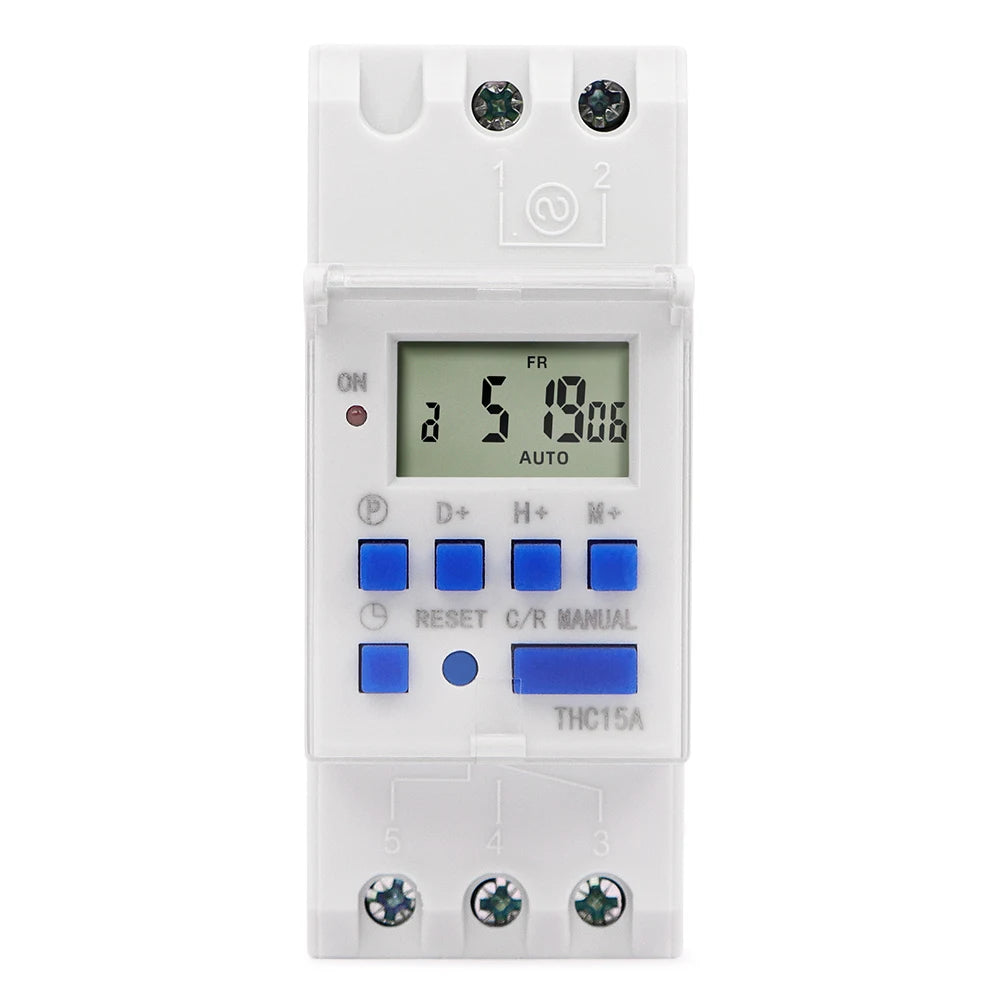 Digital Timer Switch 7 Days Weekly Automatic Timer Programmable Relay ...