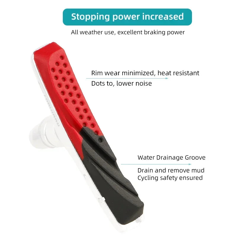 Deemount 70mm MTB Brake Pads &ndash; Durable Dual Component Design