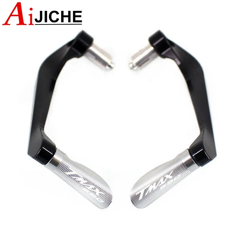 YOLENSE Motorcycle Handlebar Grips Guard for Yamaha Tmax 560 (2019-2023) Silver