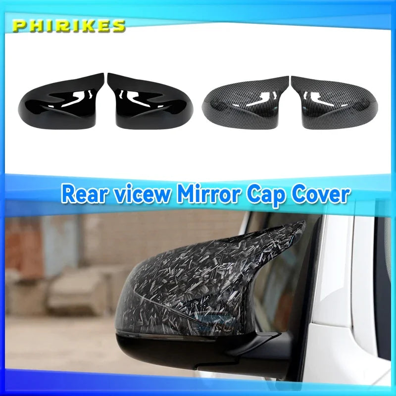 BMW X3 X4 X5 X6 oglekļa šķiedras spoguļa vāka apdare stils