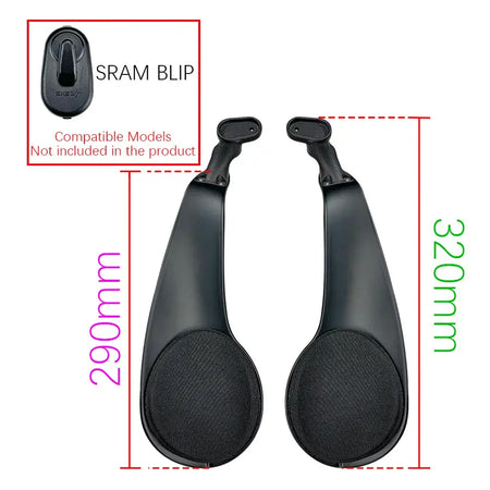 BALUGOE Carbon Bicycle Rest TT Handlebar Electronic Transmission Bike Handle Extension Triathlon Time Trial Cycling Parts by InterCyprus Trading Ltd