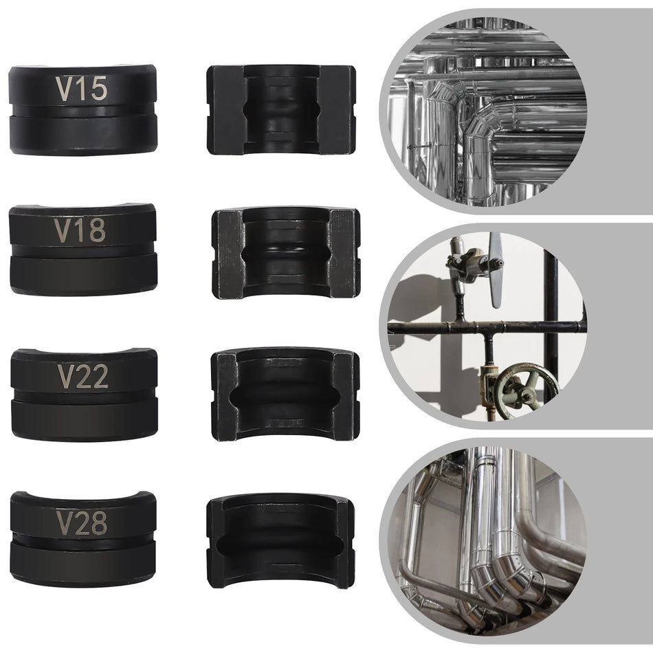 15 18 22 28mm Mosiężne Rury Zestaw Narzędzi do Zgrzewania z Szczękami ze Stali Cr45