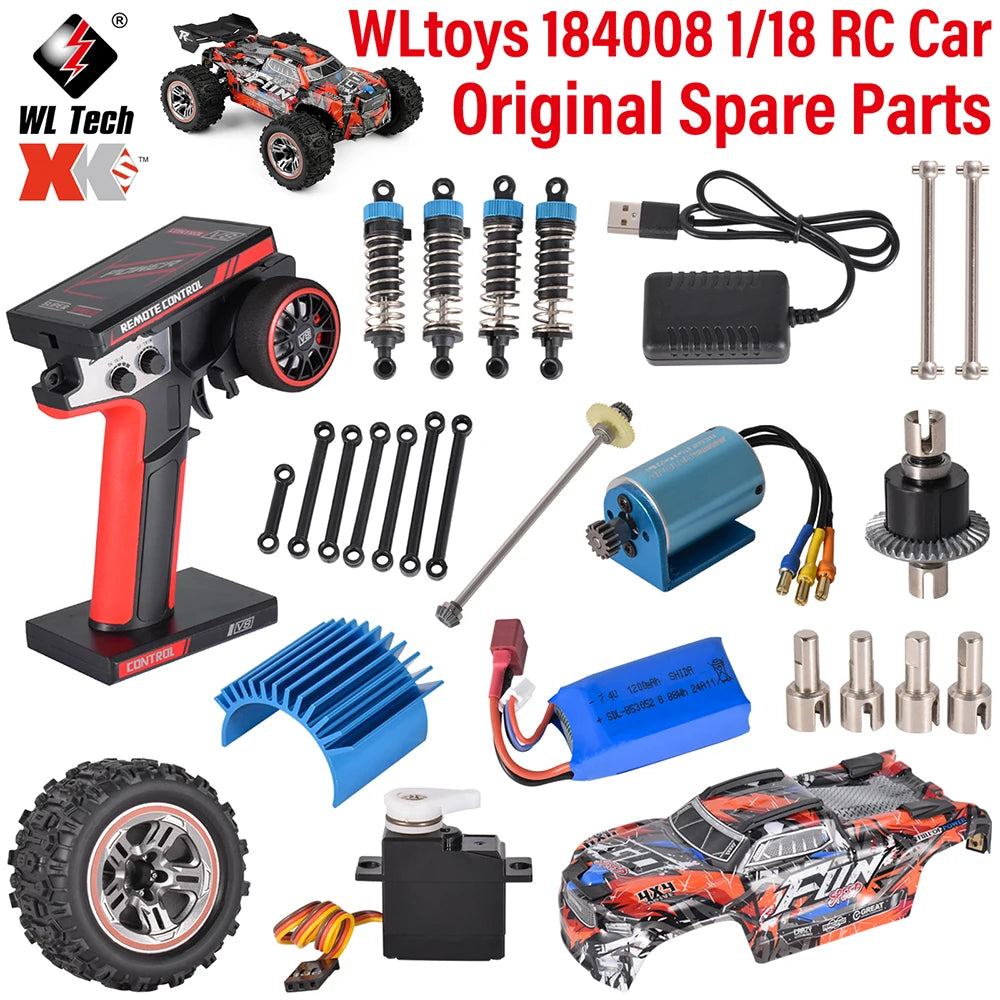 WLtoys XK 1/18 184008 RC Car Parts &ndash; Essential Performance Enhancements